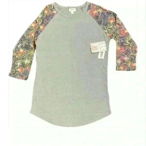 Lularoe Gray Long Sleeve Tee